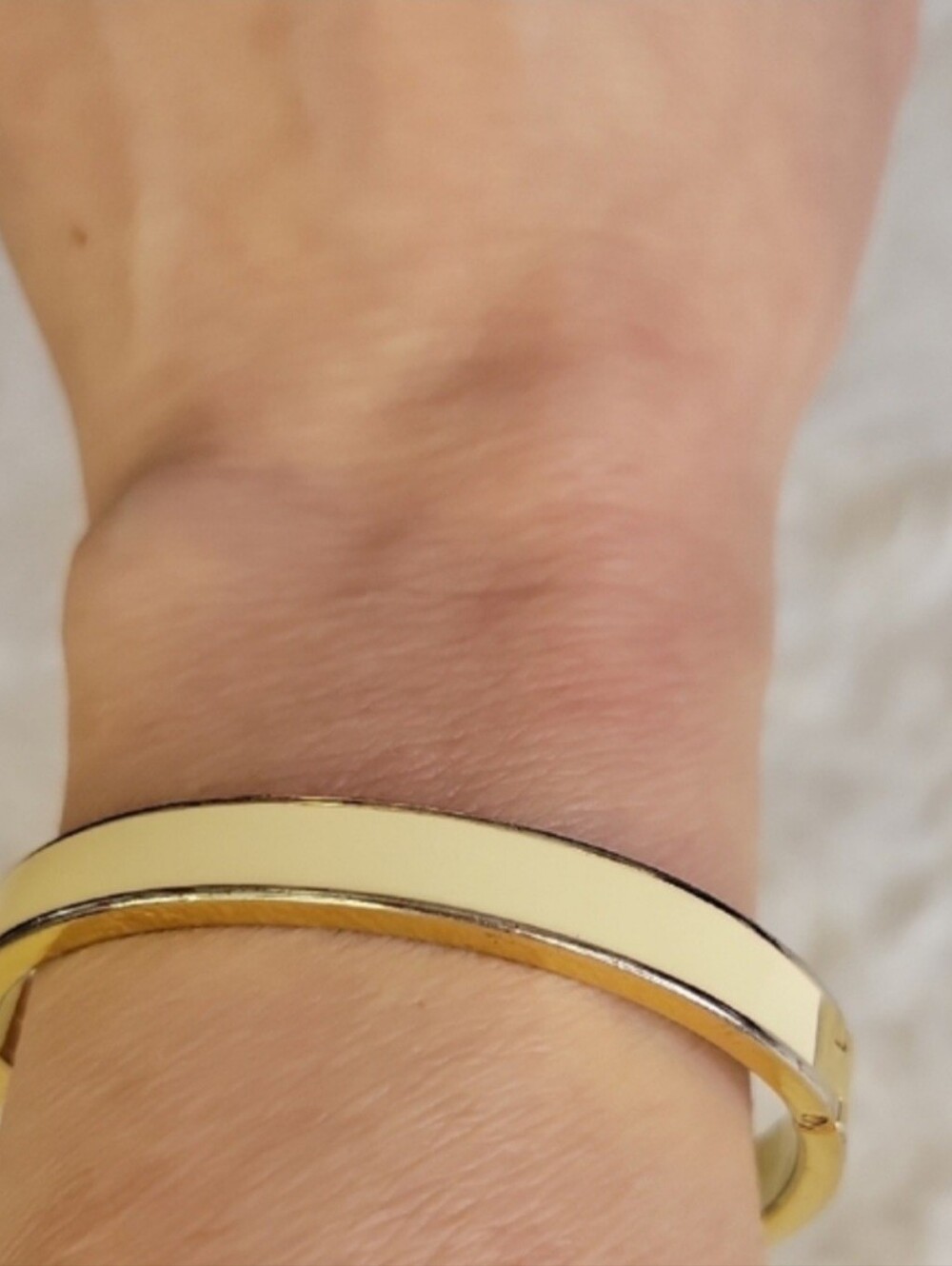 Kate Spade Clean Slate Cream Colored Bracelet